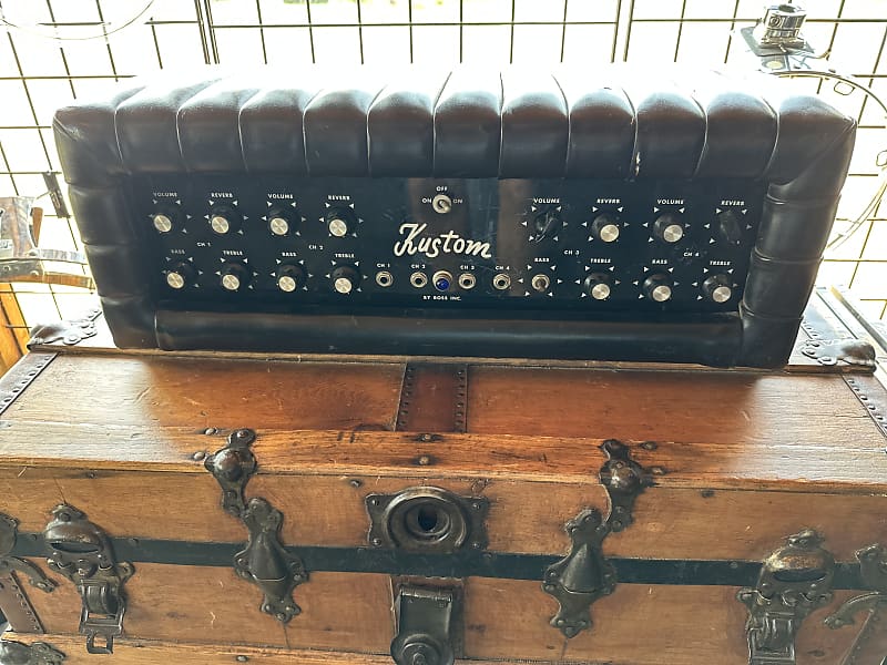 (16594) Kustom K200A5 PA or Bass or Guitar Head Reverb