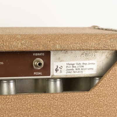 1960 Fender Vibrasonic 1x15 Combo Amp image 3