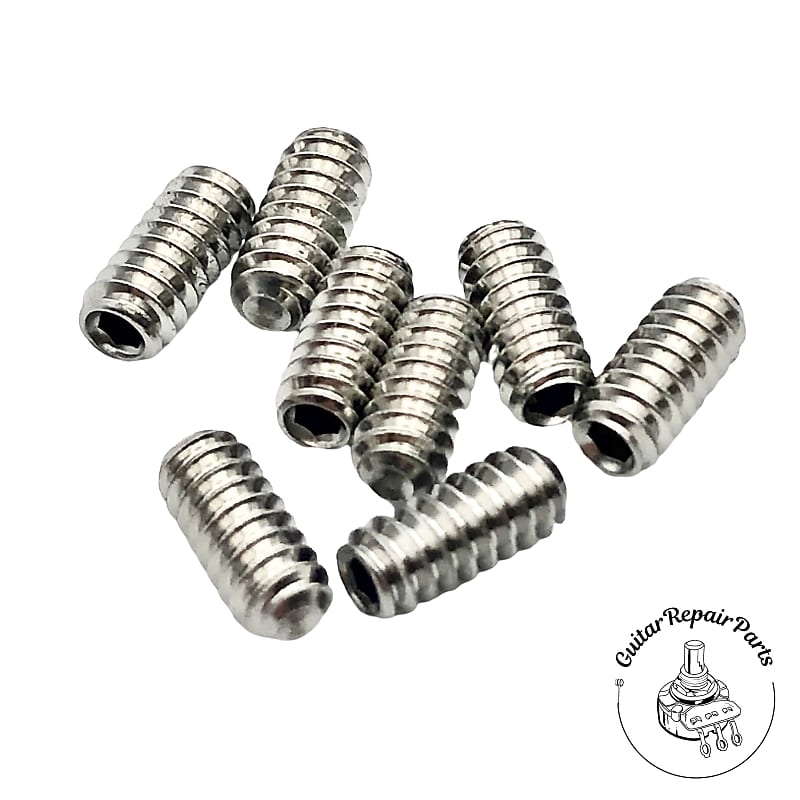 Bass / Guitar Bridge Height Adjust Screws Hex 632 x 5/16" (8 Reverb