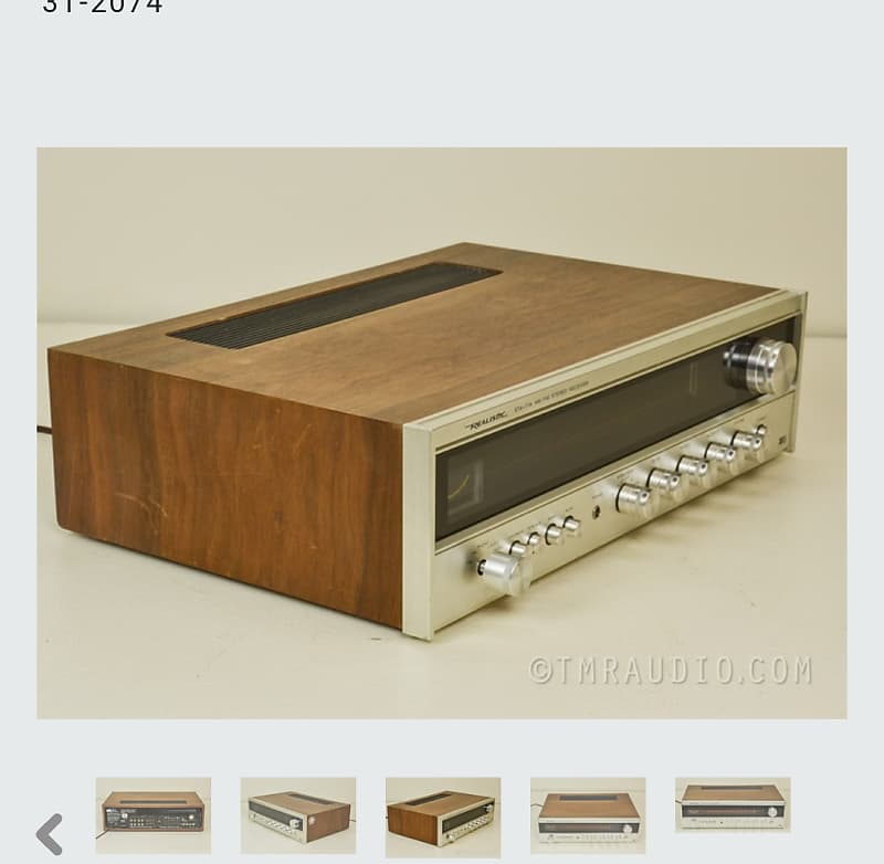 Realistic STA 77 1976 Wood w silver face Reverb