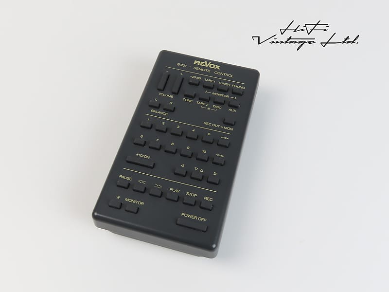 Revox B201 Remote Controller  			