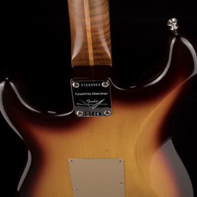 Fender Custom Shop Limited Edition Roasted 1958 Stratocaster Special Journeyman Relic Chocolate 3-Tone Sunburst image 14