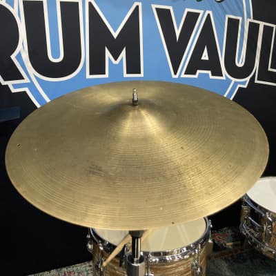 Zildjian - 18" A Series Thin Ride, 4 Sizzle Holes, No Rivets 1360g 1970's image 1
