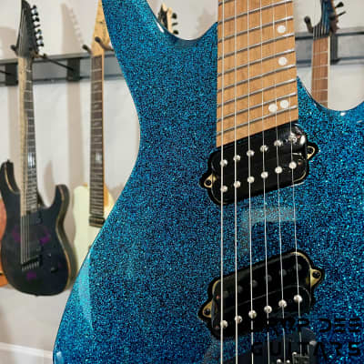Ormsby Goliath GTR Run 17 6-String Electric Guitar w/ Bag-Blue Sparkle image 5