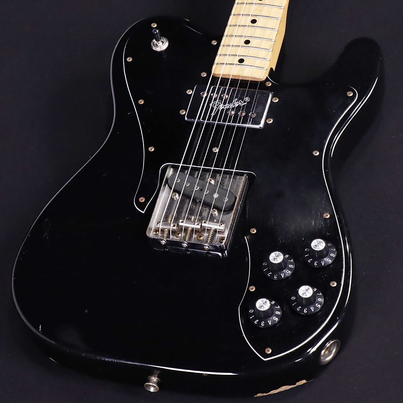 Fender Japan Telecaster Custom TC72 70 Black (S/N:Q000567) (06/30)