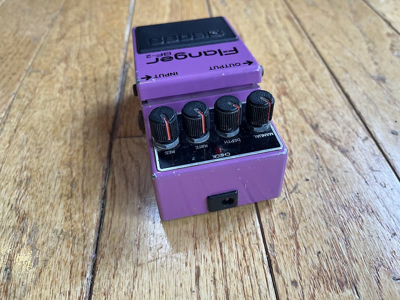 BOSS BF-2 Flanger 日本製 ブラックラベル ヴィンテージ Boss BF-2 Analog Flanger Vintage 1980 Made in Japan Black