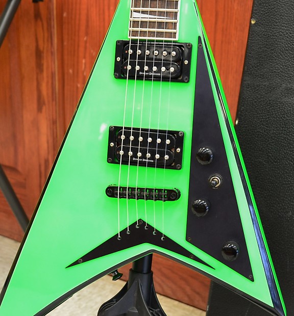 Hot Custom Guitar Shop Rosewood Jackson Green Guitar Blue 6 Strings  Electric Guitar Wholesale 150903