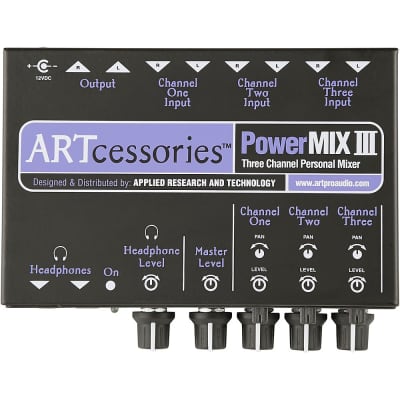 Art PowerMIX III - 3 Channel Personal Mixer image 1