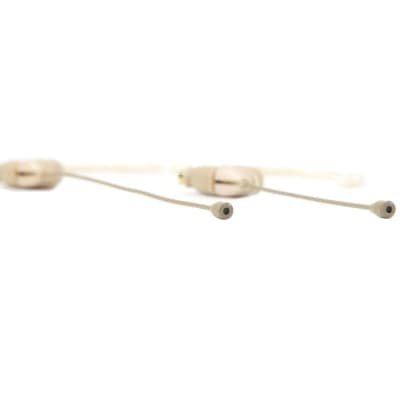 2 OSP HS10 Tan Earset Mics 1 Long 1 Short Boom for Lectrosonics Wireless Systems image 7