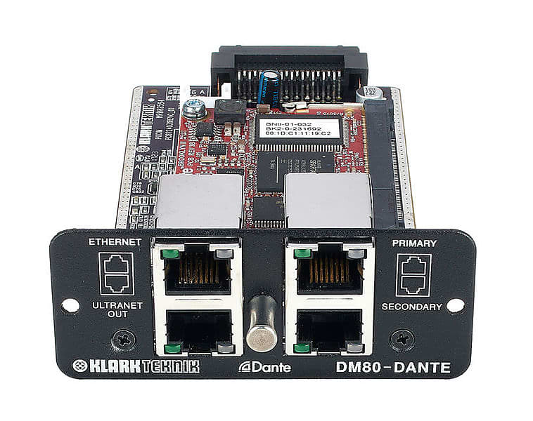 Klark Teknik DM80-DANTE Dante Expansion Module for DM8000 Processor image 1