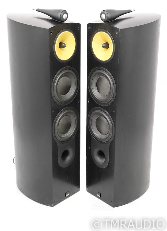B&W 803S Floorstanding Speakers; 803-S; Black Ash Pair image 1