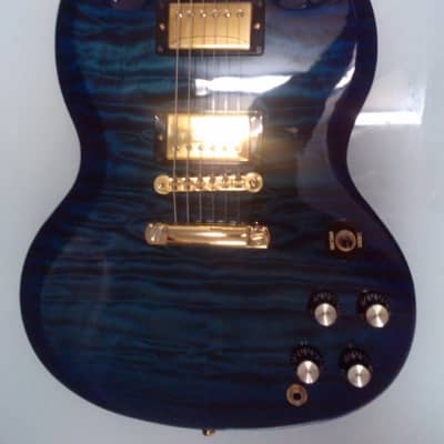 Gibson Custom Shop SG Elegant 2006 Blue image 6