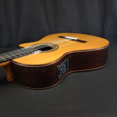 Jose Ramirez Estudio Studio Cutaway 1 Nylon String Classical Guitar w/ Logo'd Hard Case image 12