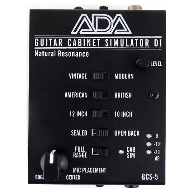 A/DA GCS-5 Guitar Cabinet Simulator/DI image 1