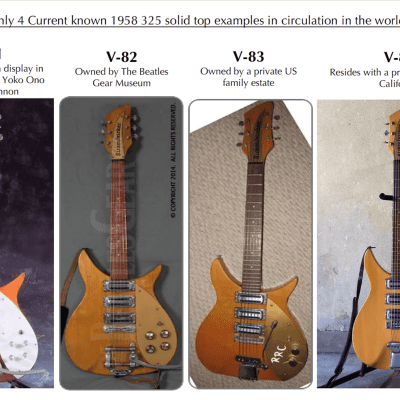 1958 Rickenbacker 325 Capri Vintage Prototype Guitar - 1 of 6 Ever Made - Exactly Like John Lennon's image 22