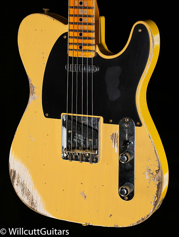 Fender Custom Shop 52 Telecaster Heavy Relic Aged Nocaster | Reverb