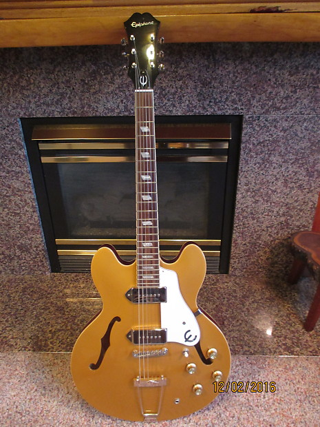 Epiphone Casino 2012 Gold Top | Reverb