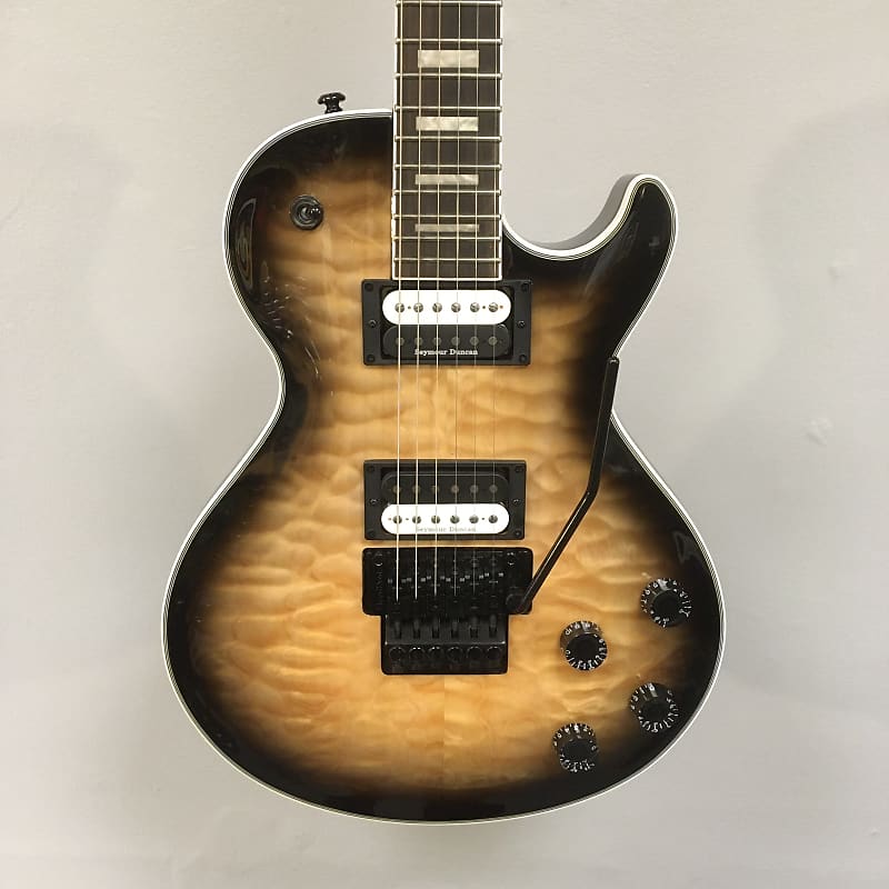 Dean Thoroughbred Select Quilt-top with Floyd Natural Black Burst OPEN BOX image 1
