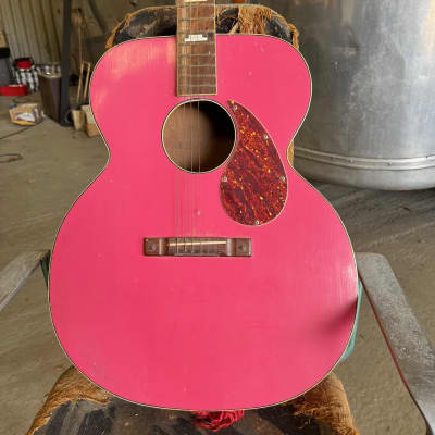 Vintage 1950s Kay K22 Jumbo Flat Pink Acoustic Guitar *Ex. Ronnie Lane Studios* image 1