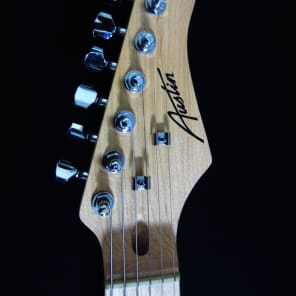 Austin AST 100 Strat Style Electric Guitar Metalic Blue image 6