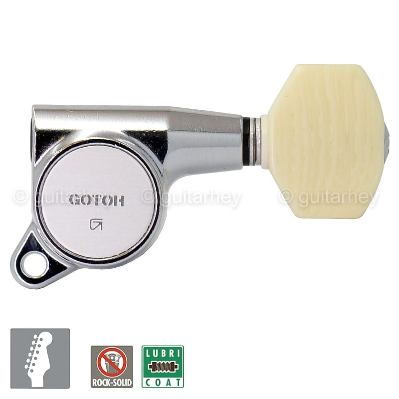 NEW Gotoh SG381M07 Guitar Tuning Keys Tuners 6inLine Reverb UK