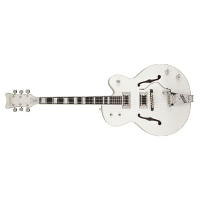 Gretsch G7593T Billy Duffy Signature Falcon 6-String Hollow Body Electric Guitar - Right-Handed (White Lacquer) Bundle with Gretsch Jim Dandy Parlor Acoustic Guitar (Frontier Satin) image 5