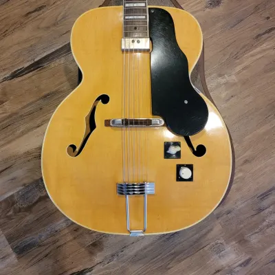 1951 National Aristocrat 1111 2 Pickup Electric Archtop Guitar Hard To Find EXC Cond W/Original Case image 3