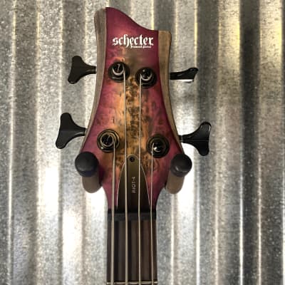 Schecter Riot 4 String Bass Inferno Burst Used image 3