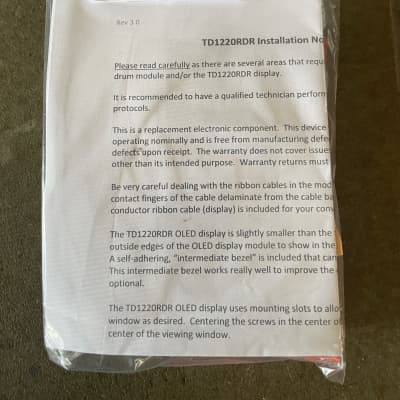 Wot Tech replacement OLED lcd for Roland td-20 td-12 drum modules image 4
