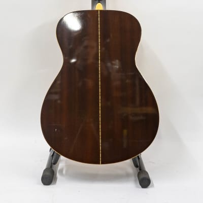 Yamaha FG-202 Nippon Gakki Orange Label Acoustic Guitar with Case - Natural image 5
