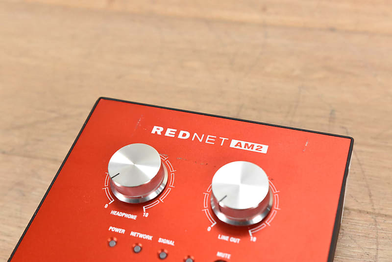 Focusrite RedNet AM2 Dante Stereo Headphone Amplifier (NO POWER