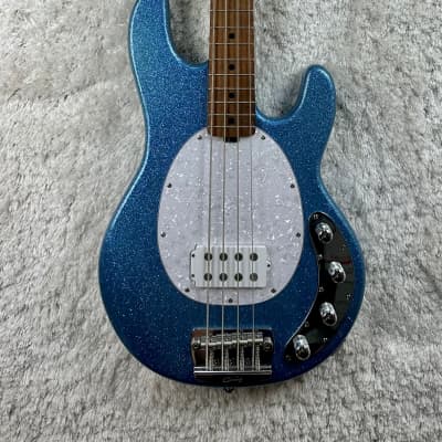Used Sterling Musicman Stingray Blue Sparkle w/Gig bag image 2