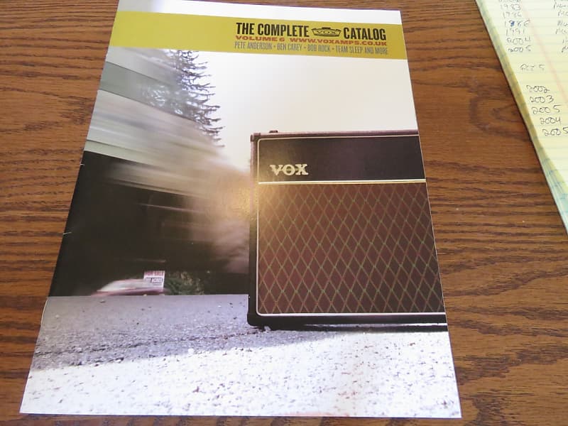 Vox Catalog 2005 image 1