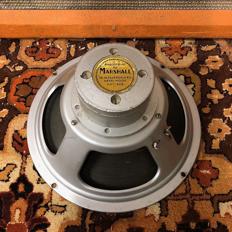 Vintage 1965 Celestion Marshall Silverdale Rd G12 Alnico 12" Reverb