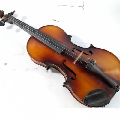 Karl Beck Stradivarius size 4/4 violin, Germany, Vintage, Lacquered Wood image 17