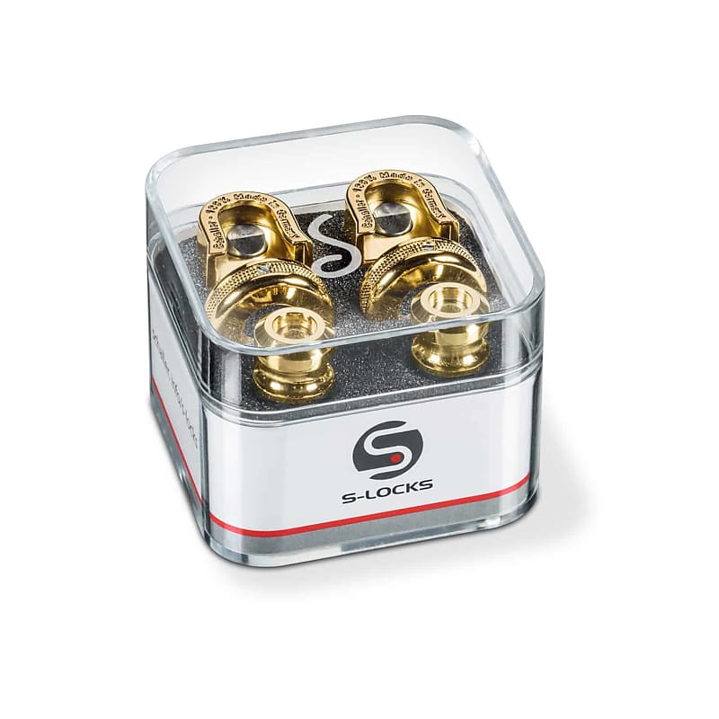 Schaller 14010501 S-Locks Strap Locks System Gold image 1