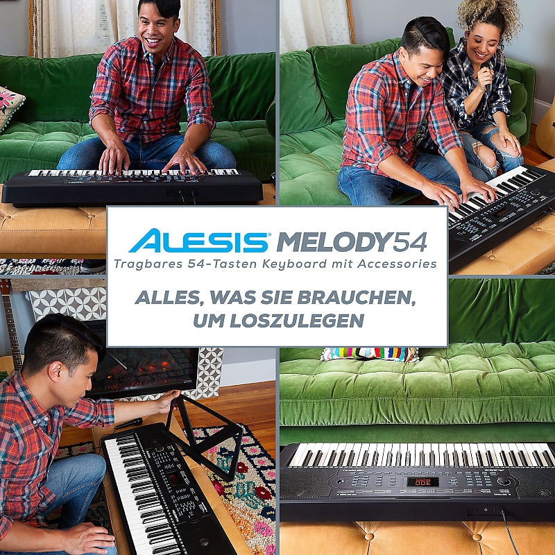 Alesis Melody 61 Key Keyboard Piano for Beginners with Speakers, Stand -  musical instruments - by owner - sale 