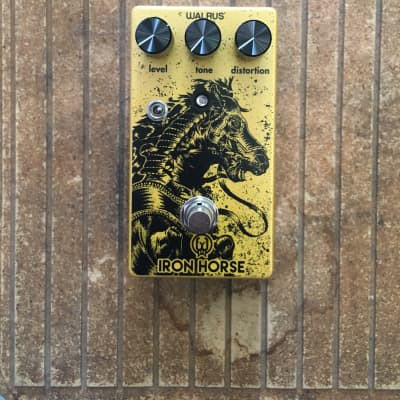 Walrus Audio Iron Horse 2019 Yellow w/ two FREE Patch Cables image 1