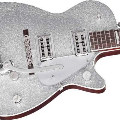 GRETSCH - G6129T-89 Vintage Select 89 Sparkle Jet with Bigsby  Rosewood Fingerboard  Silver Sparkle - 2401814817 image 5