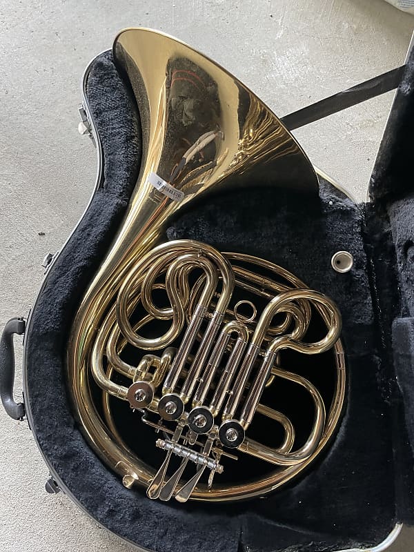 E.F.Durand D650 French horn with case - Gold | Reverb