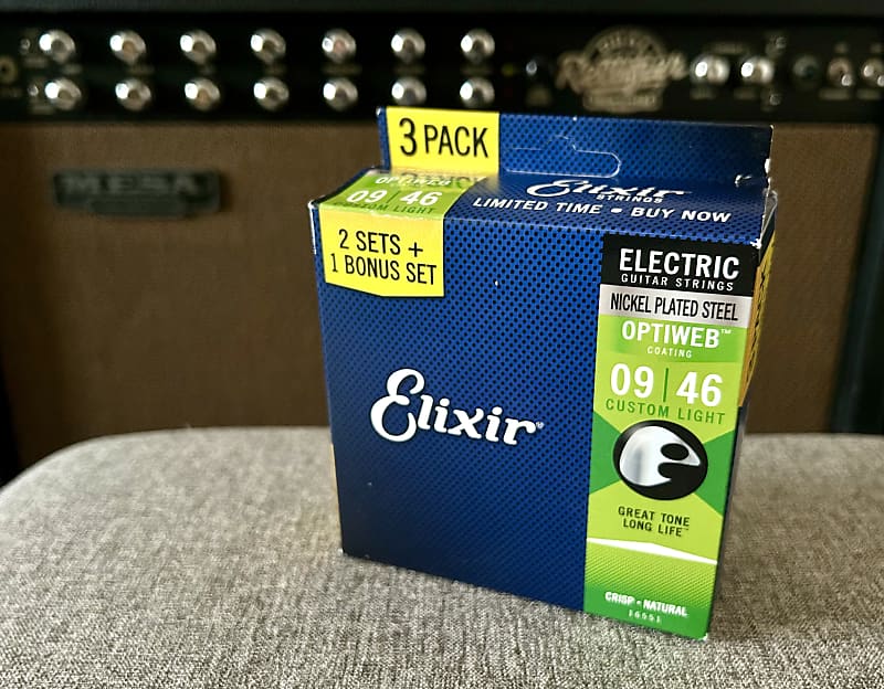 Elixir 9-46 optiweb 3 pack - Standard | Reverb