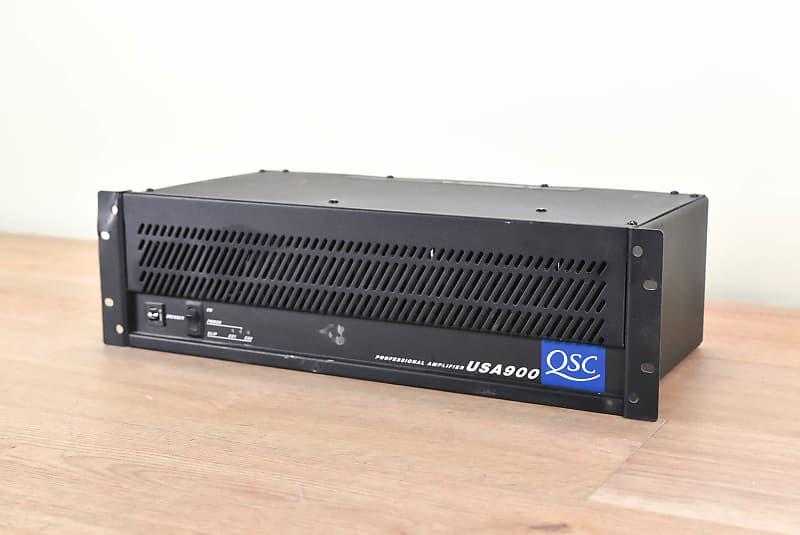 【良品】QSC USA 900 パワーアンプ QSC USA 900 500 Watt @ 2 Ohms Professional Power Amplifier
