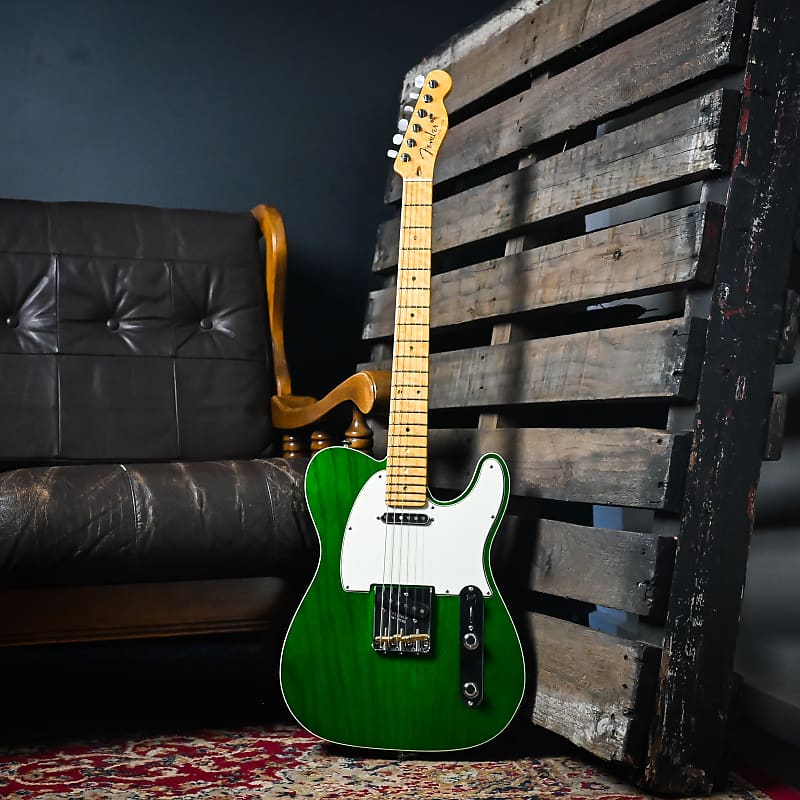Fender Custom Shop - 2020 American Custom 60s Telecaster - Emerald Green Transparent image 1