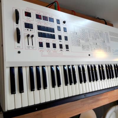 CRUMAR BIT99 white ed. vintage polyphonic synthesizer & accessories - Pro serviced image 2