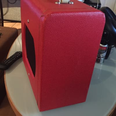 Valco Model 51 1950’S Red Tolex with Gold piping image 5