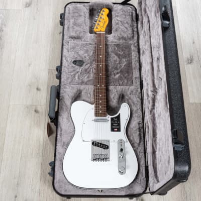 Fender American Ultra Telecaster Guitar, Rosewood Fingerboard, Arctic Pearl image 10