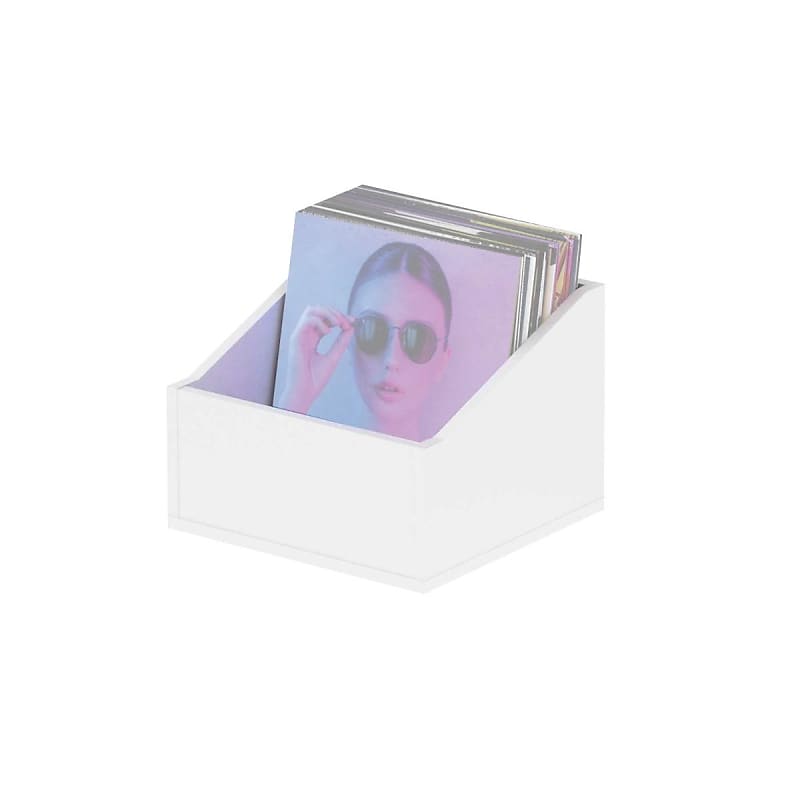 Glorious Record Box Advanced 110 White Holds up to 110 12" | Reverb
