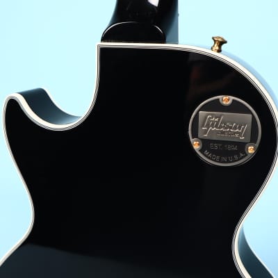 2021 Gibson Les Paul Custom Black Electric Guitar Gold Hardware Custom Shop image 19