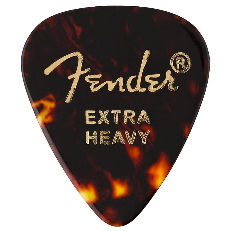 Fender Tortoise Shell, 351 Shape, Extra Heavy, 12 Count image 1