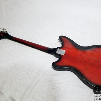 Prestiege / Teisco / Matsumoku "Whitesnake" 1 Pickup Electric Bass (1960s, Redburst) image 17